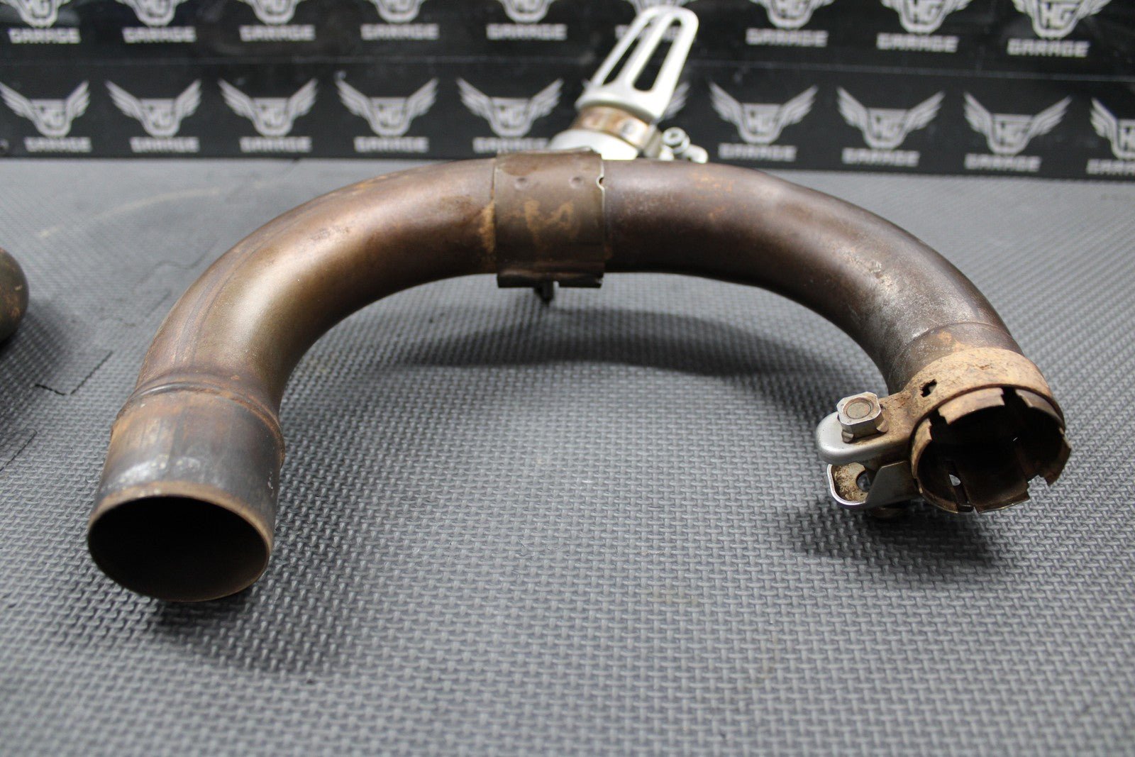 2020 YAMAHA YZ250FX OEM EXHAUST PIPE CHAMBER HEADER PIPE PIPES B7B - 14621 - 00 - 00 - hggarage