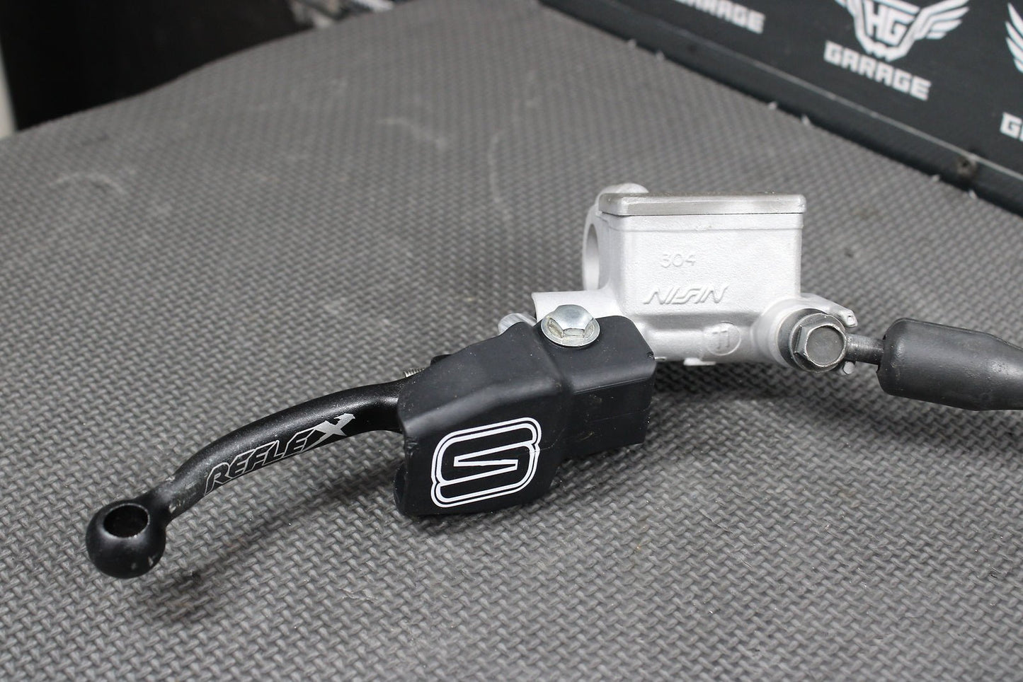 2009 Kawasaki KX250F OEM Nissin Front Brake Caliper Master Cylinder Complete - hggarage