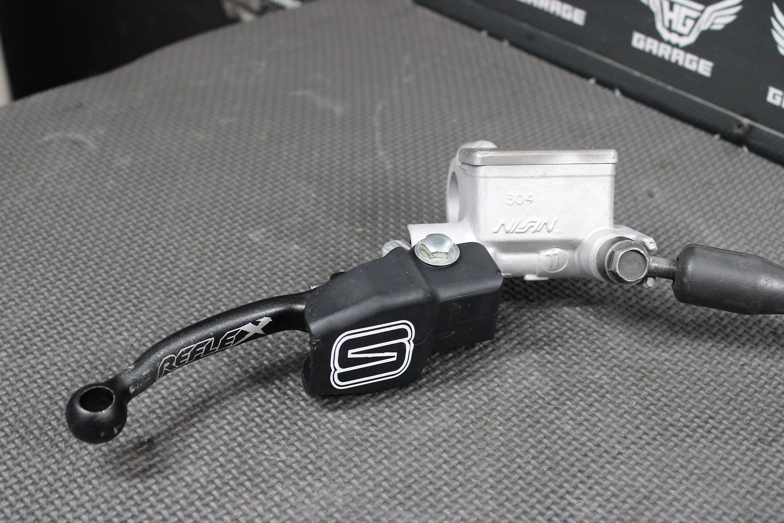 2009 Kawasaki KX250F OEM Nissin Front Brake Caliper Master Cylinder Complete - hggarage