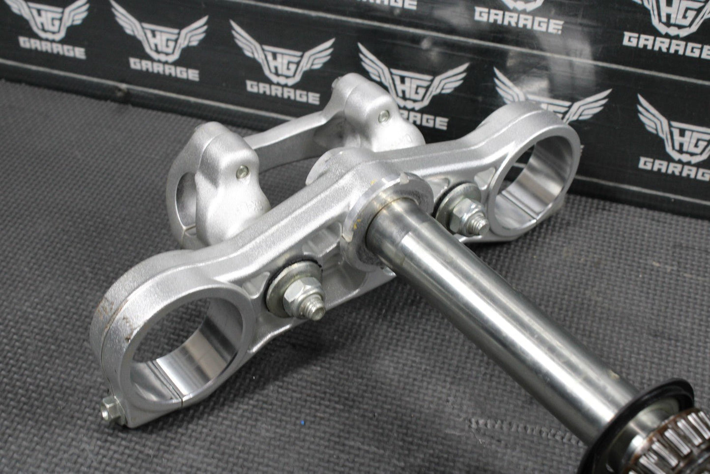 2013 HUSQVARNA TE511 OEM FRONT FORKS LOWER UPPER TRIPLE TREE STEM CLAMP - hggarage