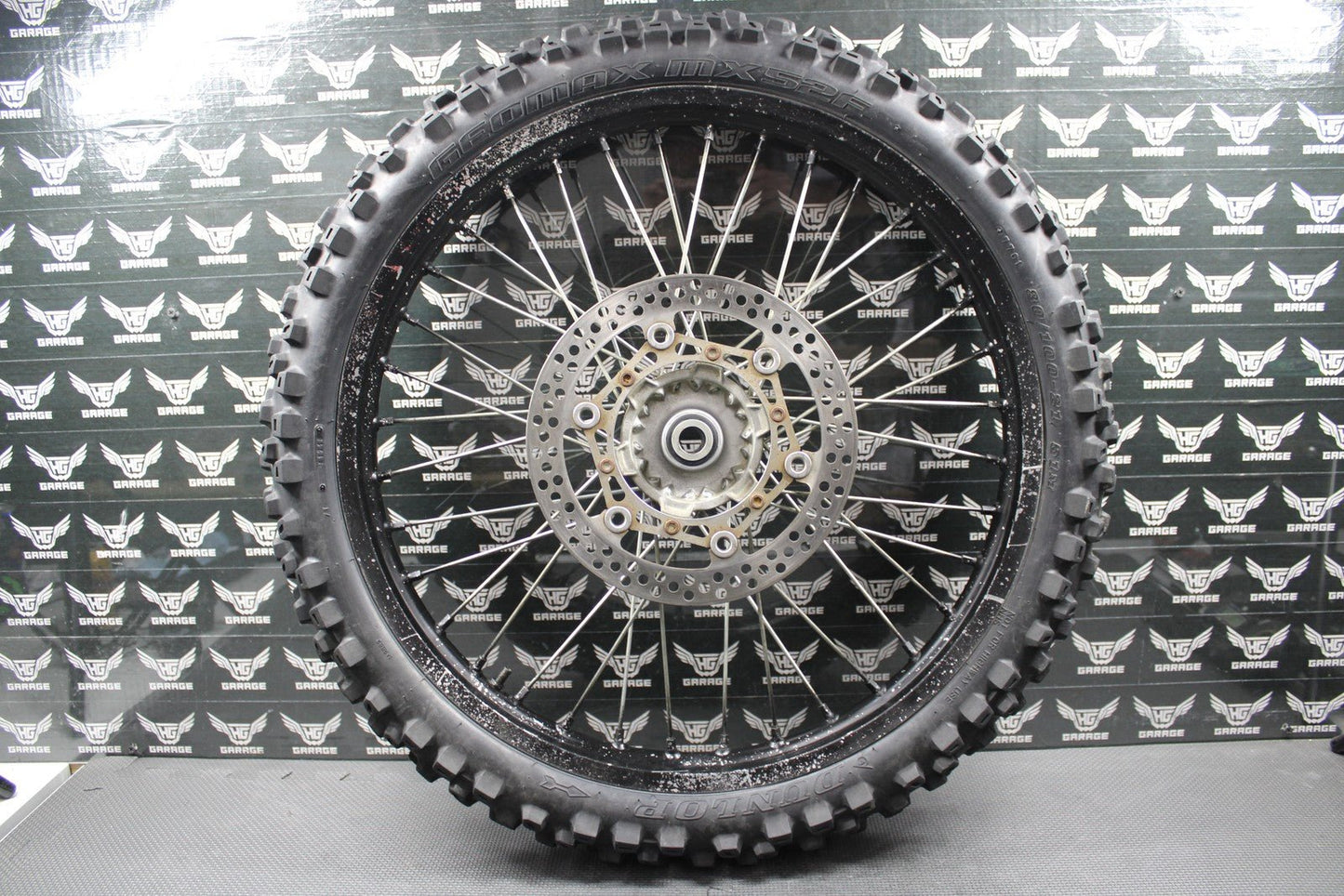 2005 YAMAHA 02 - 05 YZ125 YZ250 OEM EXCEL FRONT WHEEL RIM HUB TIRE 5NY - 25111 - 00 - 00 - hggarage