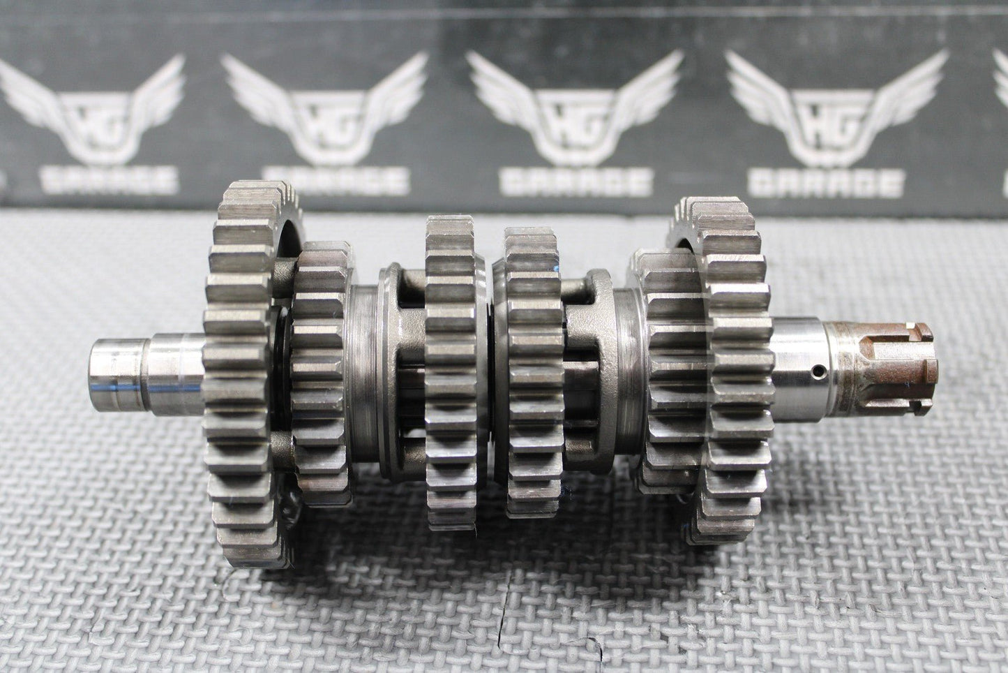 1991 HONDA 90 - 95 XR250R OEM TRANSMISSION TRANNY GEARBOX GEARS SHIFT FORKS GOOD! - hggarage