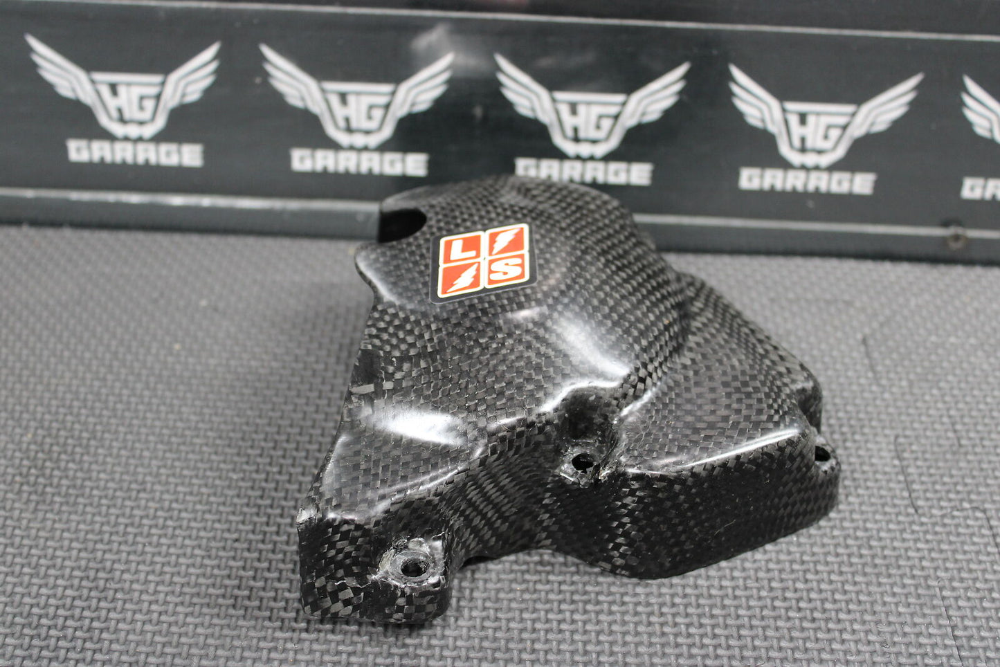 2005 HONDA CRF250R LIGHT SPEED CARBON FIBER STATOR COVER GUARD SHIELD