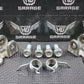 2019 SUZUKI RMZ250 RMZ450 OEM RIGHT LEFT FOOTPEG FOOTREST MOUNTING BRACKETS - hggarage