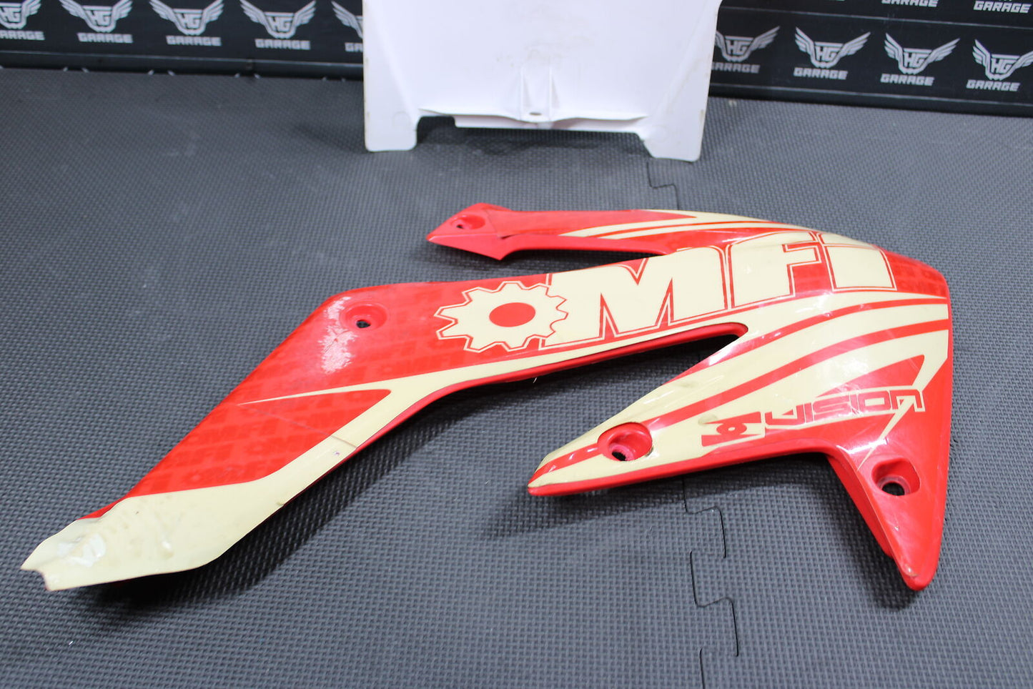 2007 HONDA CRF250R AFTERMARKET PLASTICS BODY KIT FENDERS FAIRINGS COWLS