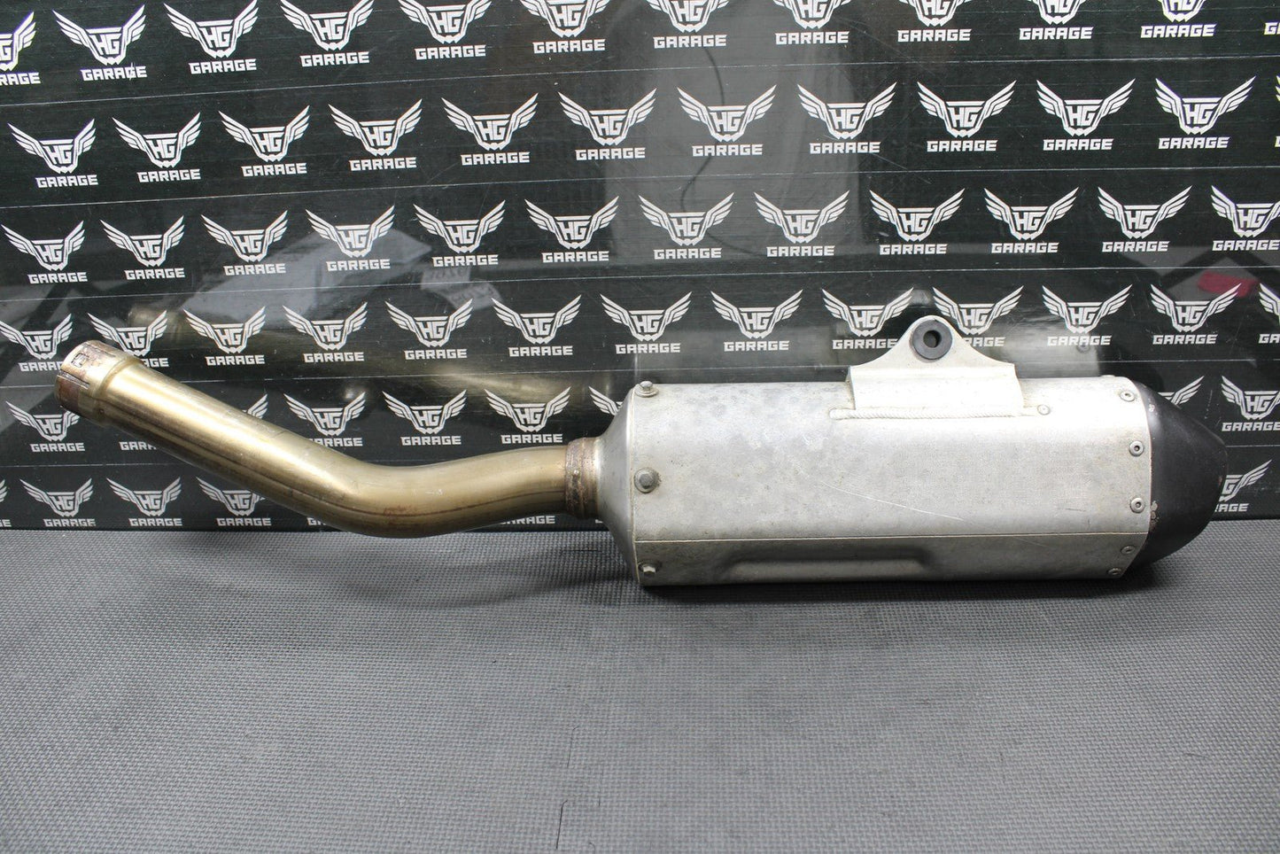 2014 KAWASAKI 13 - 16 KX250F OEM MUFFLER EXHAUST SILENCER SLIP ON PIPE 18100 - 0558 - hggarage