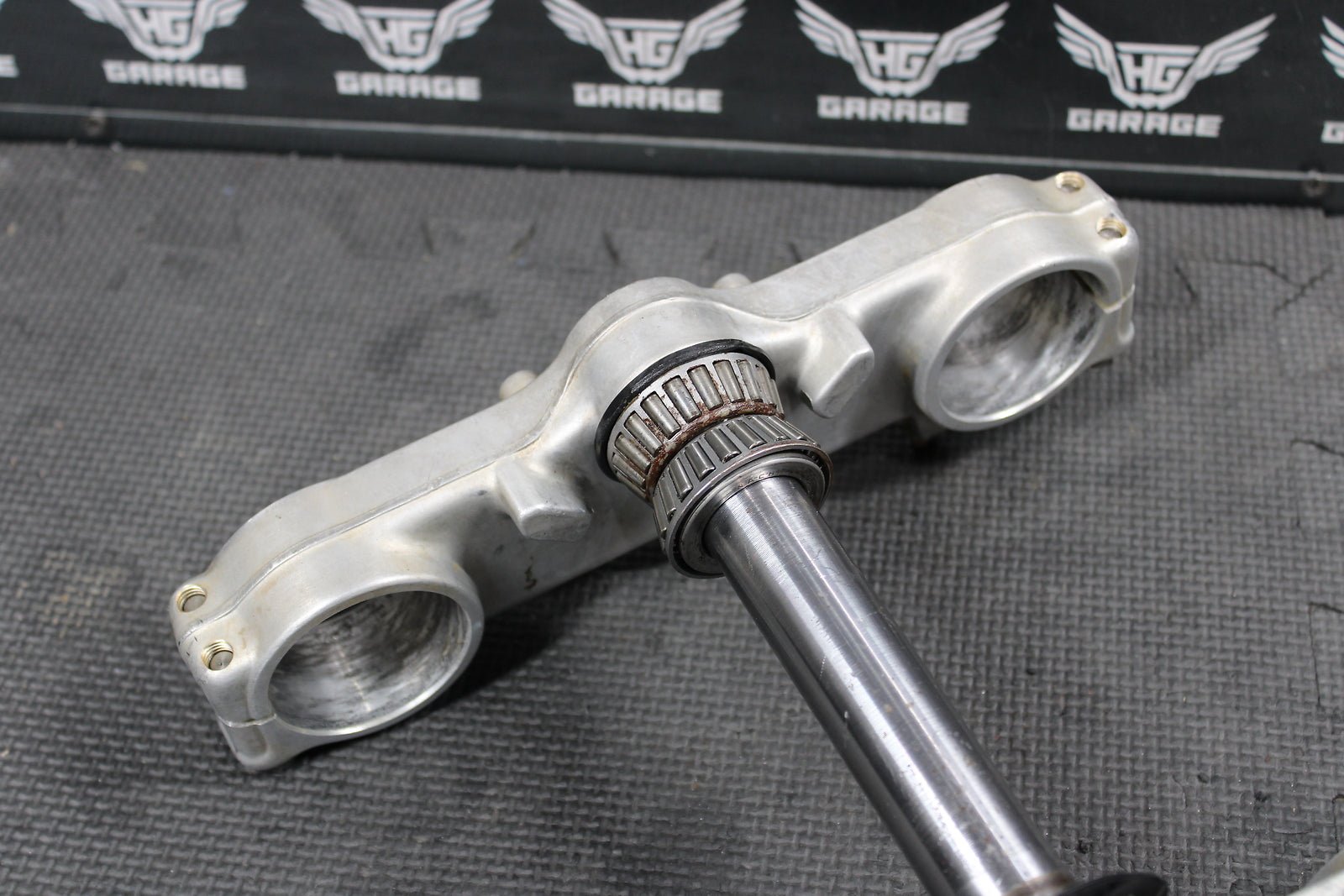 2008 HONDA CRF150RB CRF150R EXPERT OEM FRONT FORKS LOWER TRIPLE TREE CLAMPS - hggarage