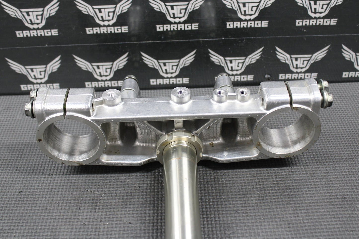 2000 SUZUKI 00 - 04 DRZ400 DRZ400E OEM FRONT FORKS TRIPLE TREE STEM BAR CLAMP NICE - hggarage