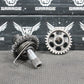 2002 HONDA CR125R OEM KICKSTART KICK START SHAFT W IDLER GEAR