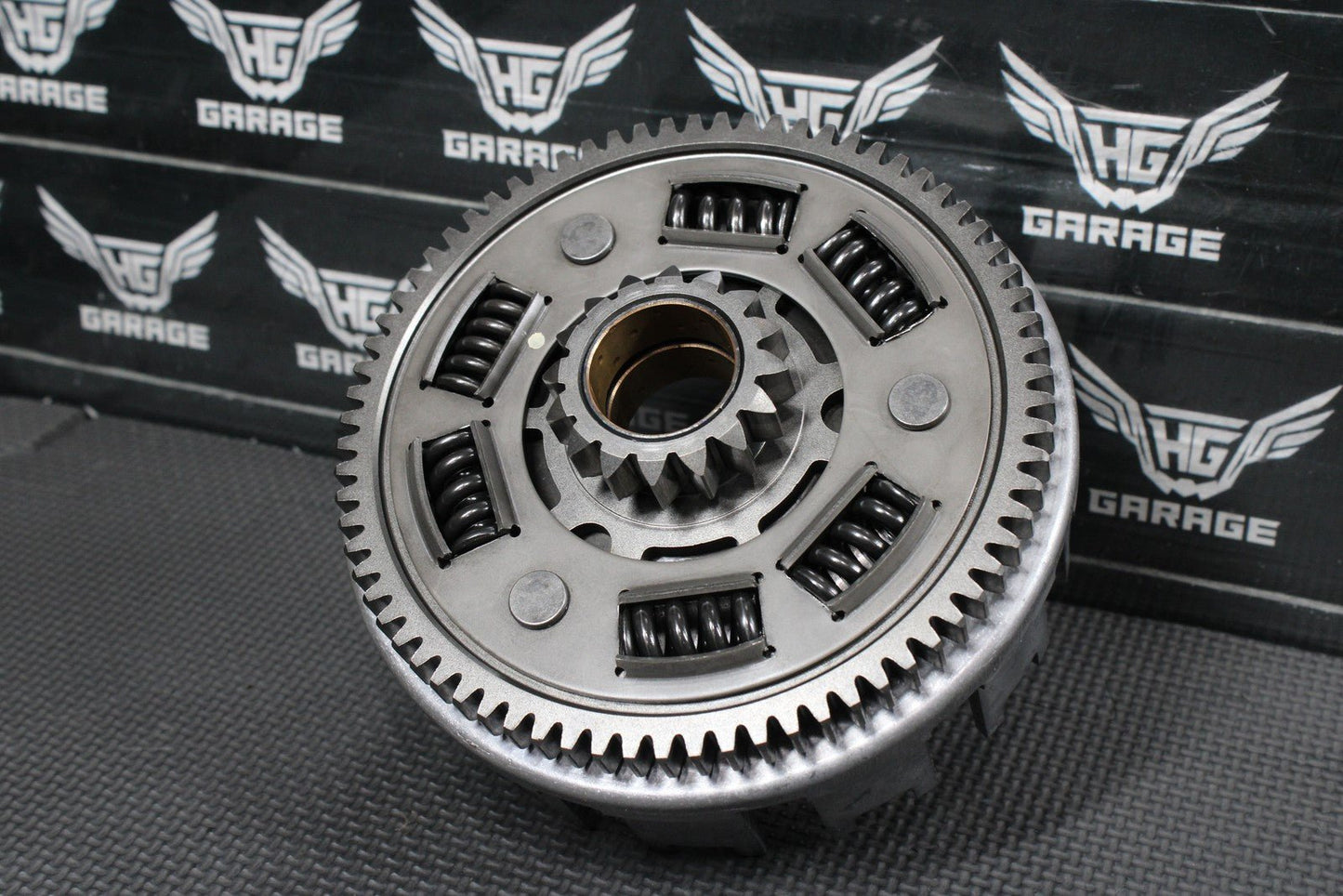 2000 SUZUKI DRZ400 DRZ400E OEM COMPLETE CLUTCH W PLATES BASKET HUB GOOD! - hggarage