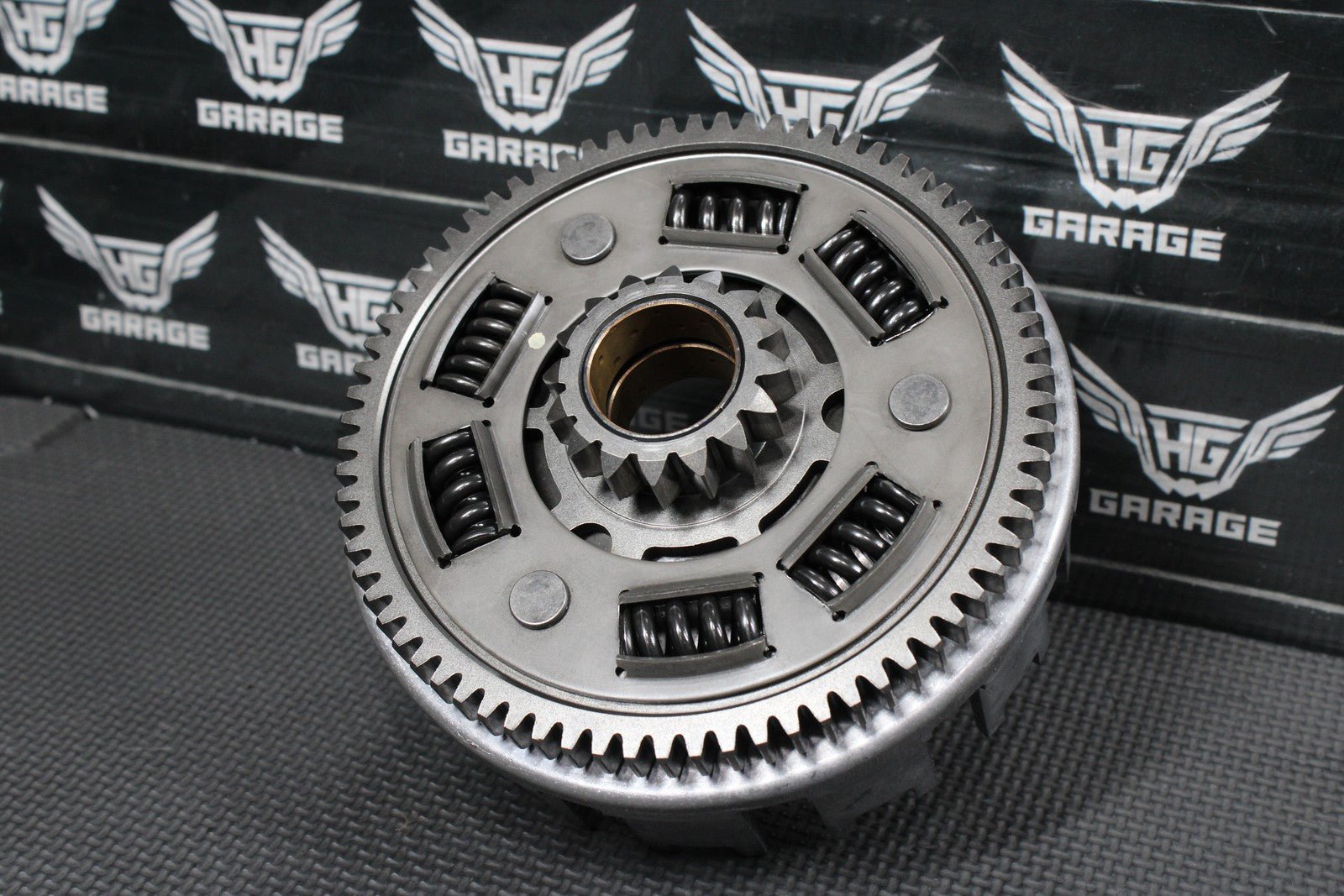 2000 SUZUKI DRZ400 DRZ400E OEM COMPLETE CLUTCH W PLATES BASKET HUB GOOD! - hggarage