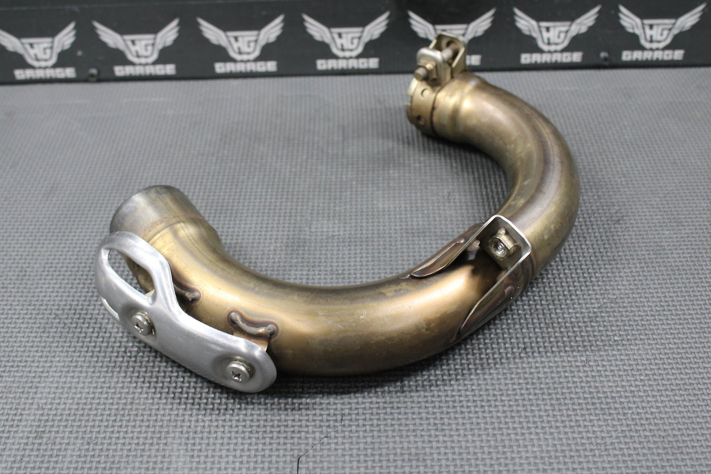 2019 17 - 19 YAMAHA YZ250FX YZ250F OEM EXHAUST PIPE CHAMBER HEADER 1SM - 14621 - E0 - 00 - hggarage