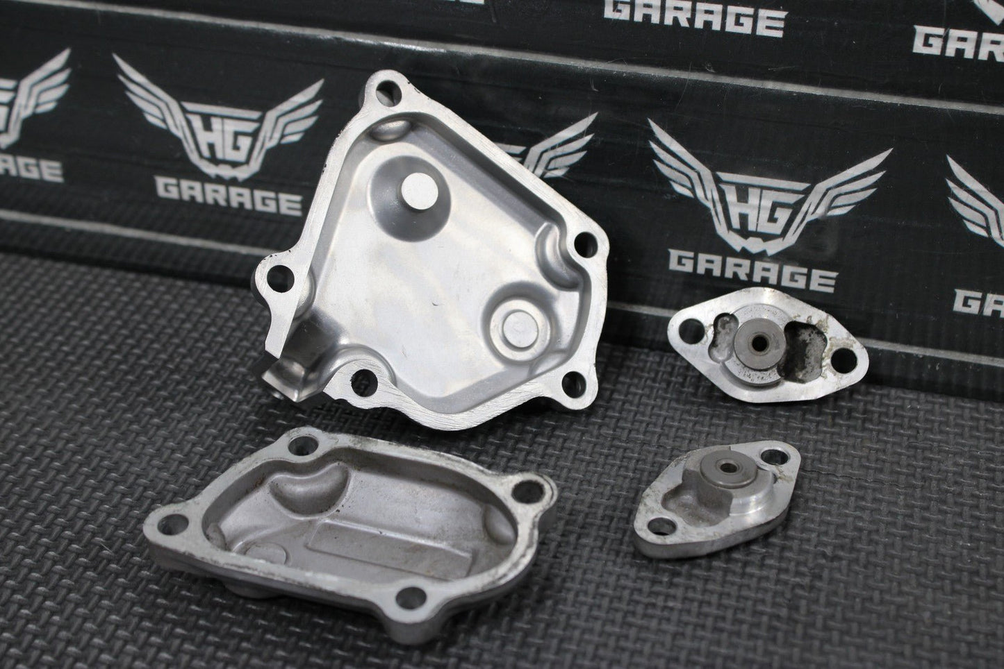 1998 93 - 99 HONDA CR125R OEM ENGINE CYLINDER JUG POWERVALVE COVERS SIDE TOP END - hggarage