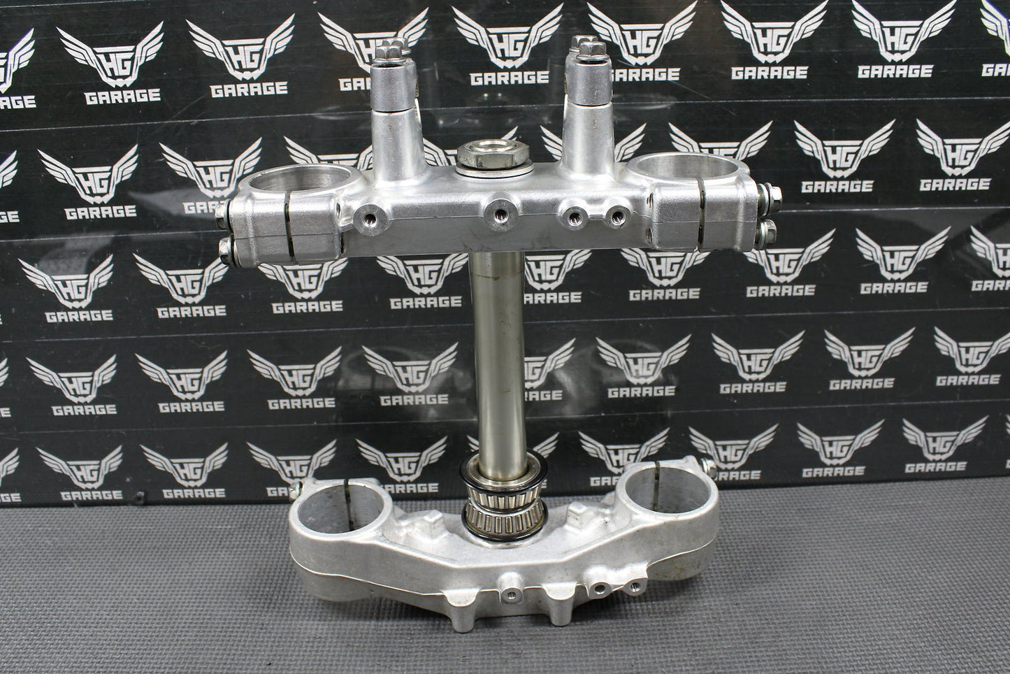 2000 SUZUKI 00 - 04 DRZ400 DRZ400E OEM FRONT FORKS TRIPLE TREE STEM BAR CLAMP NICE - hggarage