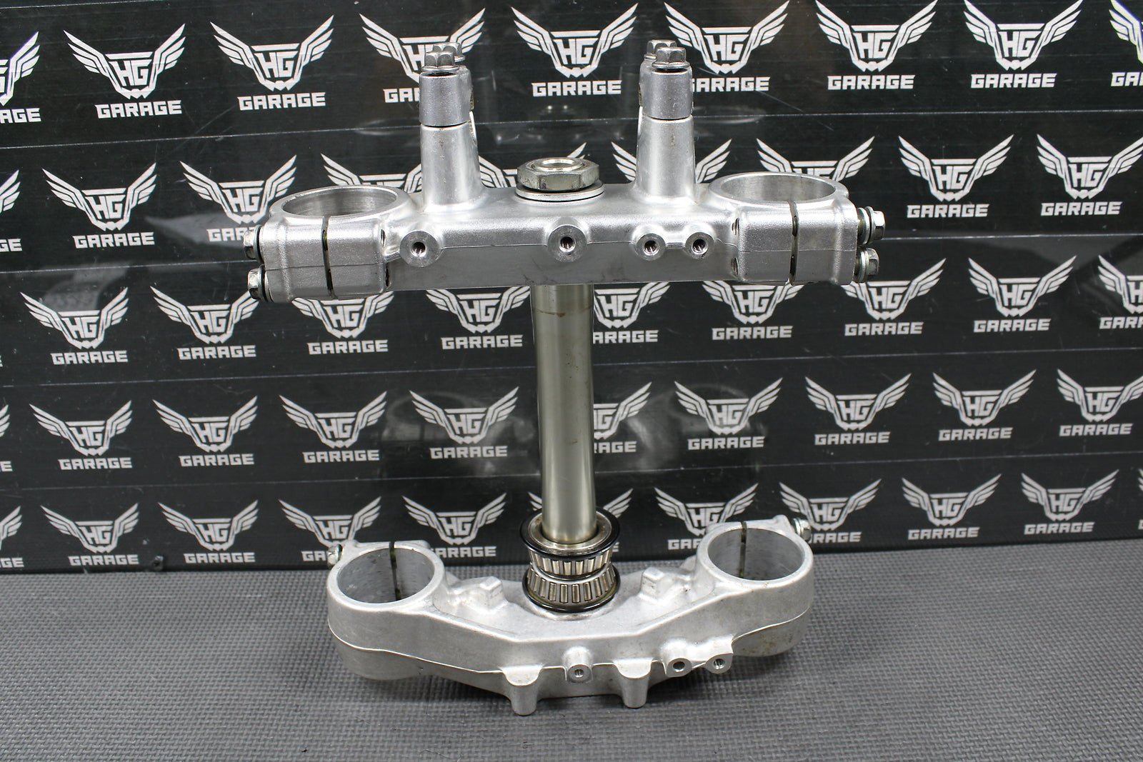2000 SUZUKI 00 - 04 DRZ400 DRZ400E OEM FRONT FORKS TRIPLE TREE STEM BAR CLAMP NICE - hggarage