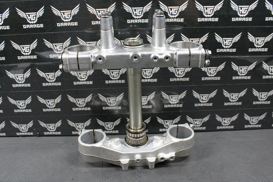 2000 SUZUKI 00 - 04 DRZ400 DRZ400E OEM FRONT FORKS TRIPLE TREE STEM BAR CLAMP NICE - hggarage