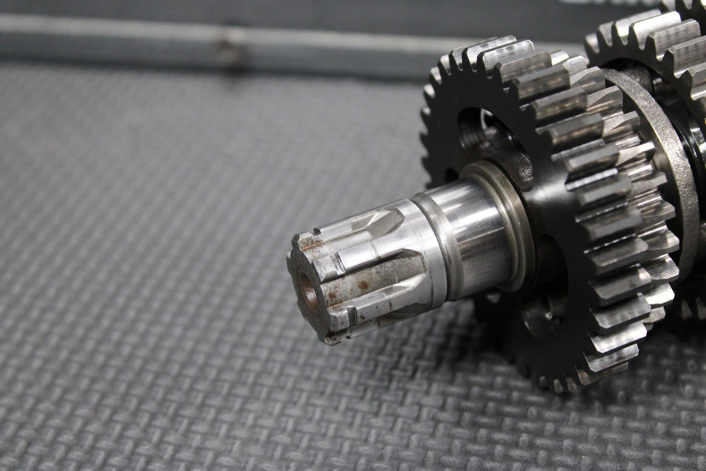 2004 00 - 04 KAWASAKI KX65 OEM ENGINE TRANSMISSION GEARS GEARBOX SHIFT SHAFT DRUM - hggarage