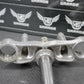 2003 00 - 04 KAWASAKI KX65 OEM FRONT FORKS LOWER UPPER TRIPLE TREE STEM CLAMP - hggarage