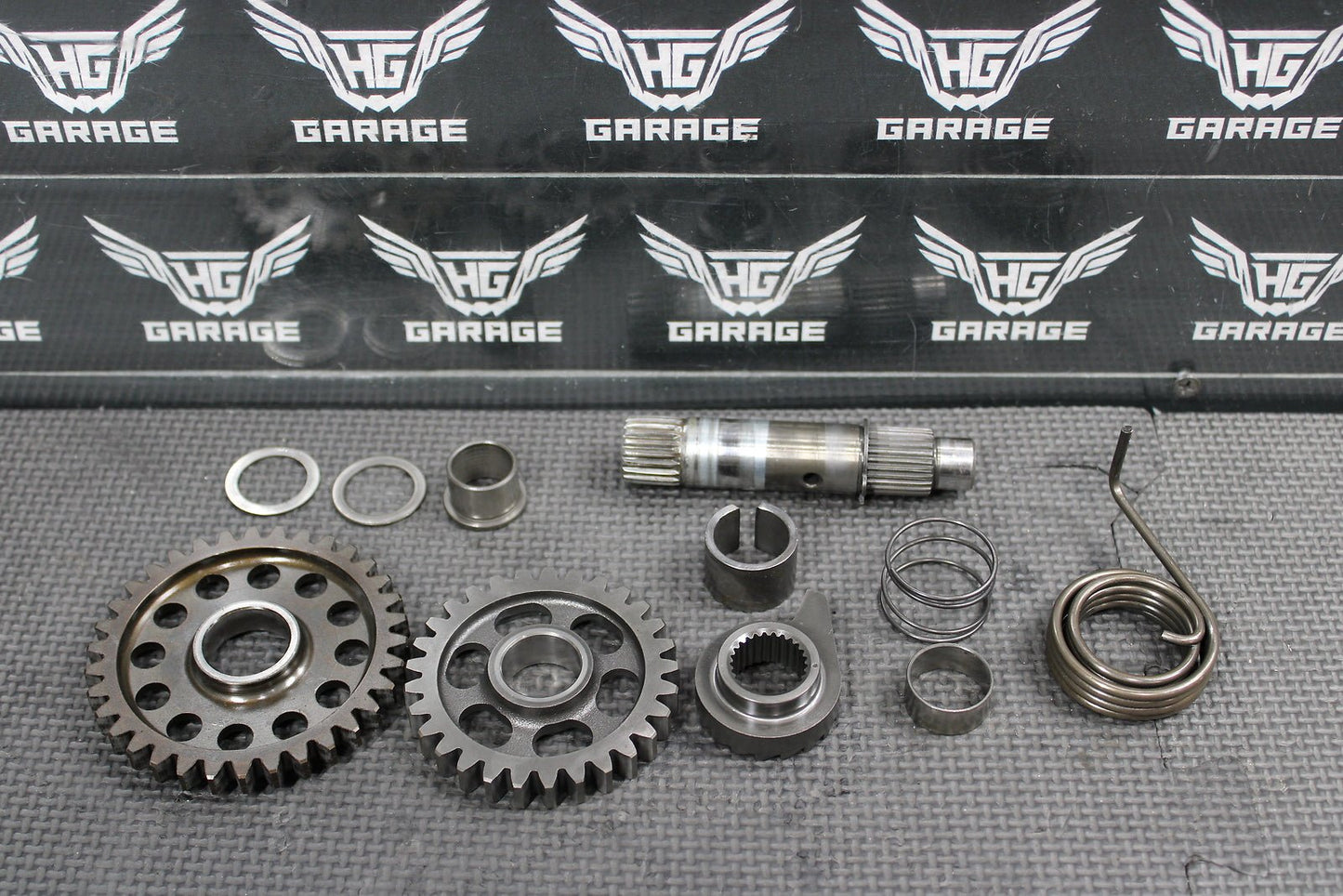 2009 HONDA CRF450R OEM KICKSTART KICK START SHAFT W IDLER GEAR 28251 - MEN - A30 - hggarage