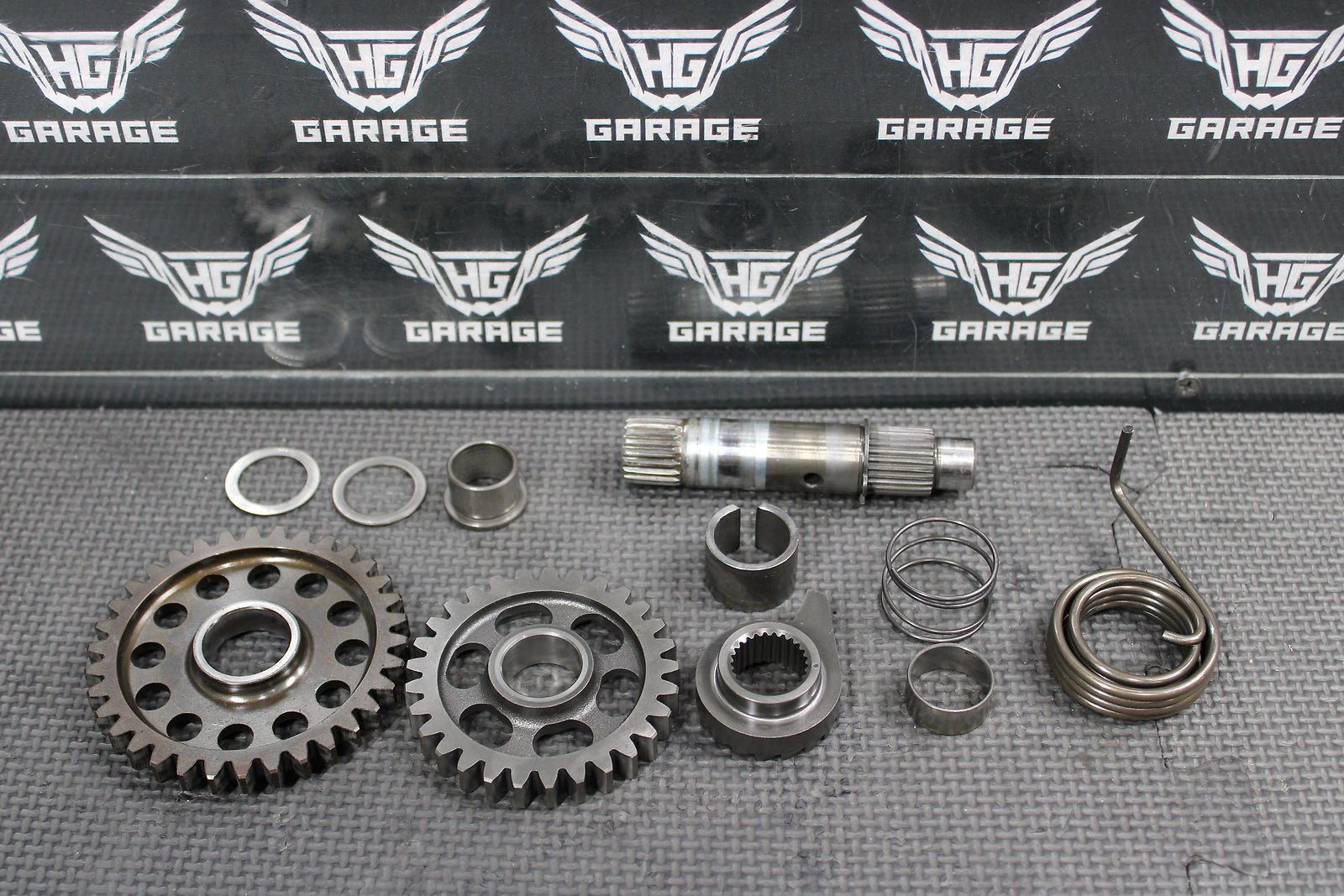 2009 HONDA CRF450R OEM KICKSTART KICK START SHAFT W IDLER GEAR 28251 - MEN - A30 - hggarage
