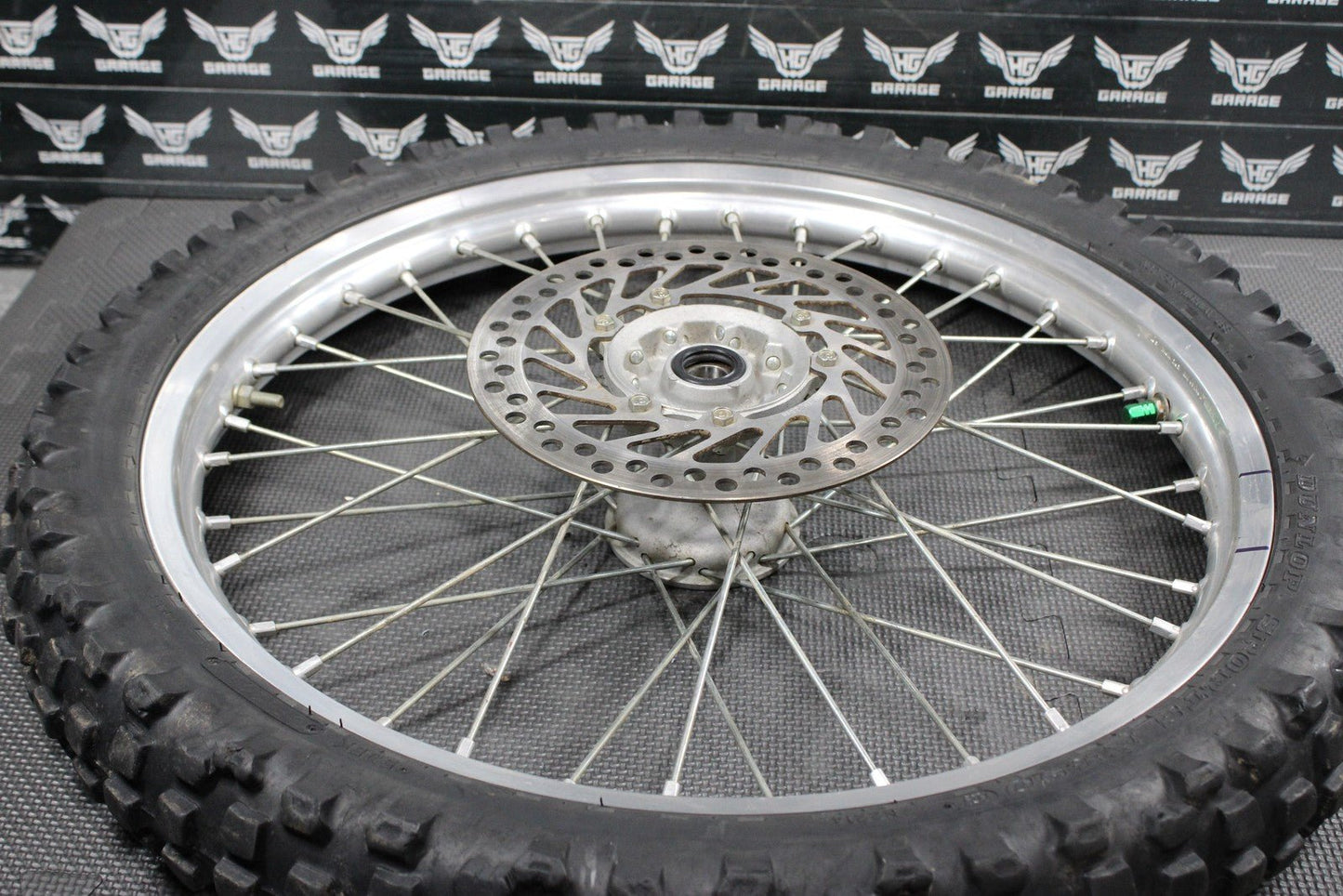 2002 HONDA 02 - 03 CR250R OEM FRONT WHEEL RIM HUB SPOKES ASSEMLBY 44650 - KZ3 - J40 - hggarage