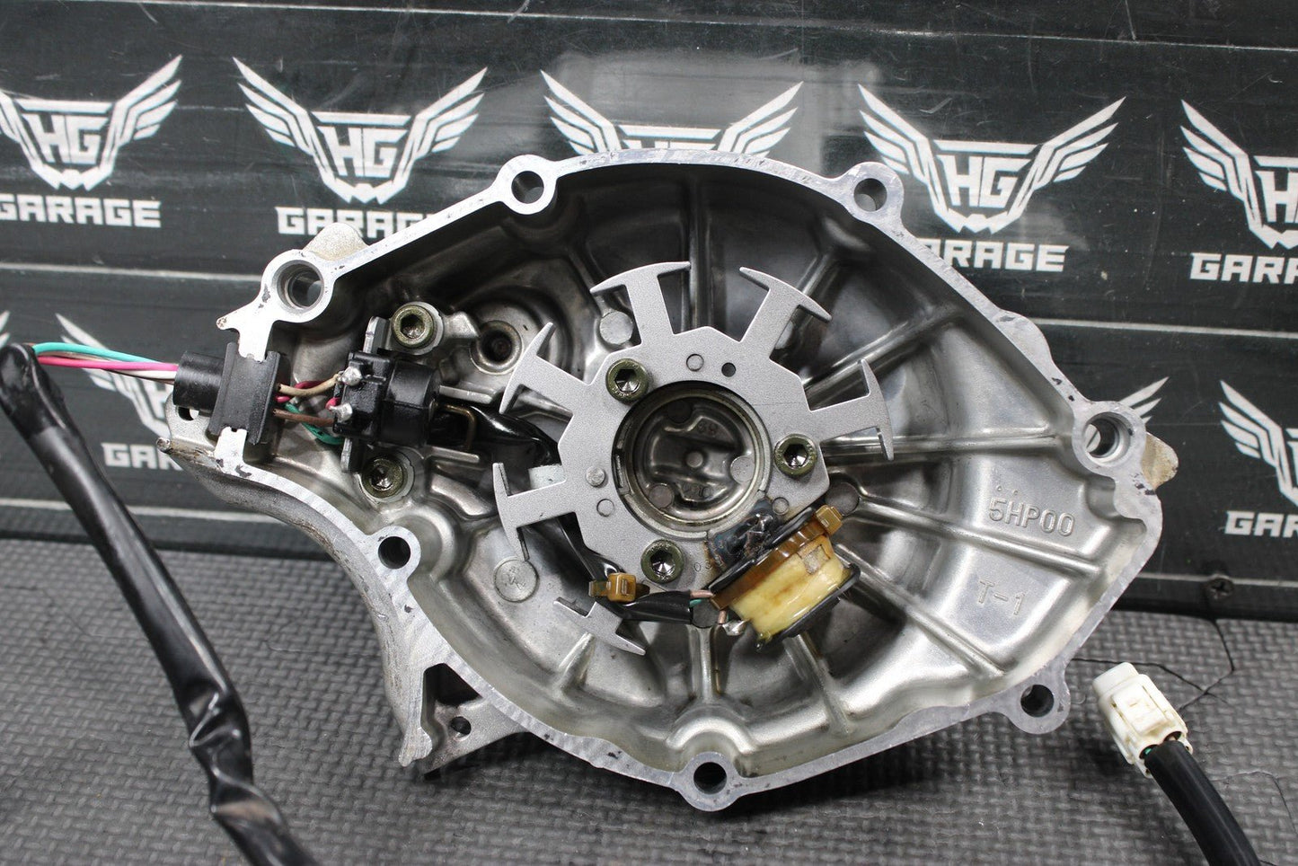 2000 YAMAHA 00 - 07 TTR125L STATOR MAGNETO ROTOR FLYWHEEL 5HP - 85510 - 02 - 00 GOOD! - hggarage