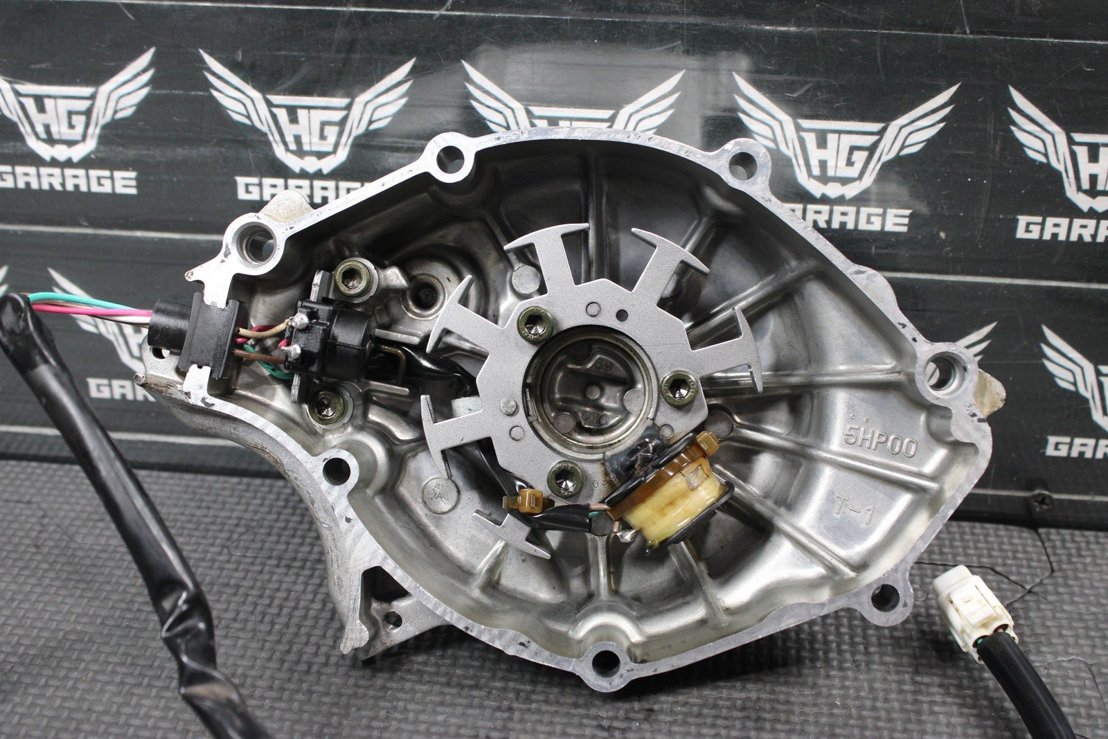 2000 YAMAHA 00 - 07 TTR125L STATOR MAGNETO ROTOR FLYWHEEL 5HP - 85510 - 02 - 00 GOOD! - hggarage