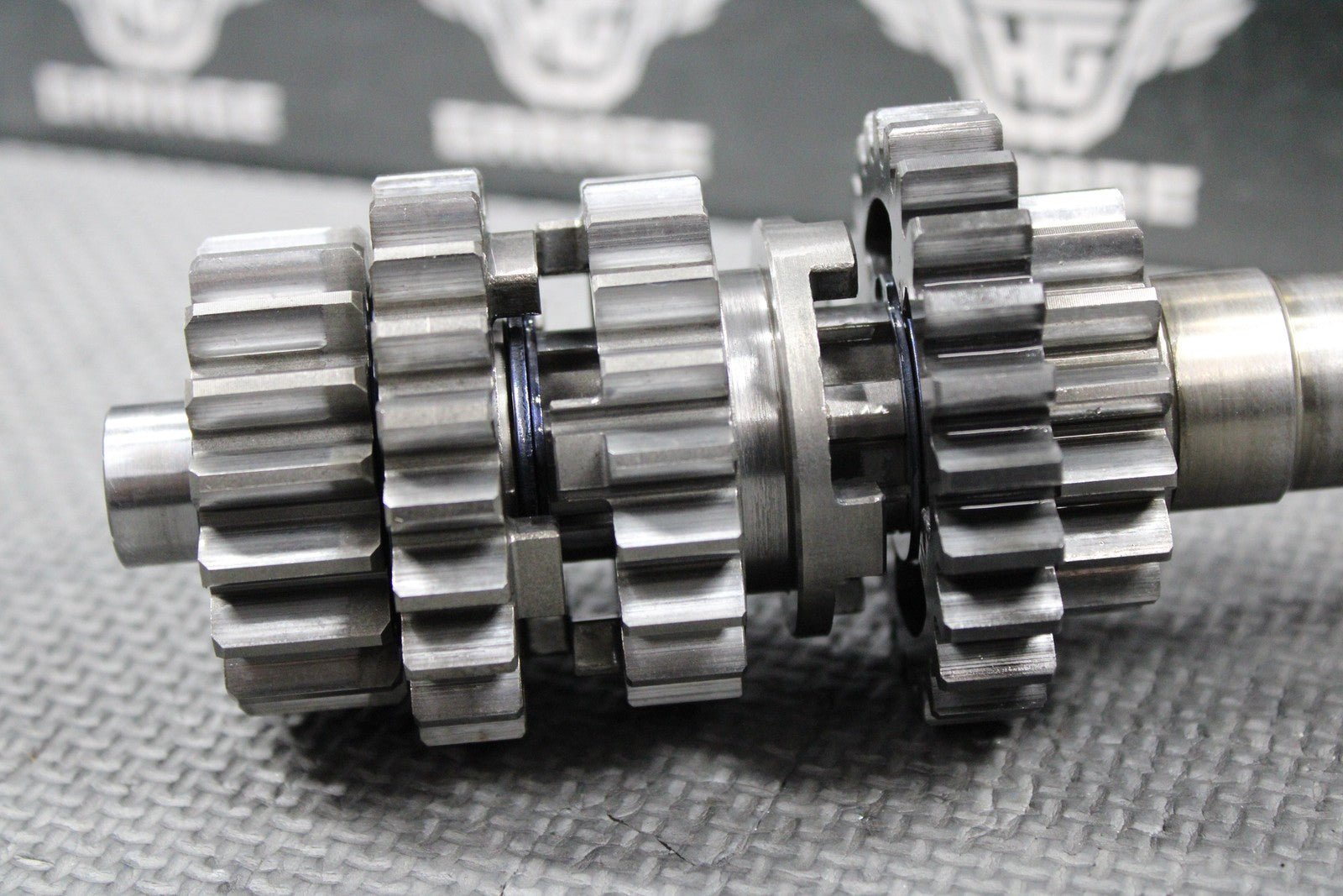 1988 88 - 91 HONDA CR250R OEM TRANSMISSION TRANNY GEARBOX GEARS SHIFT FORKS GOOD! - hggarage
