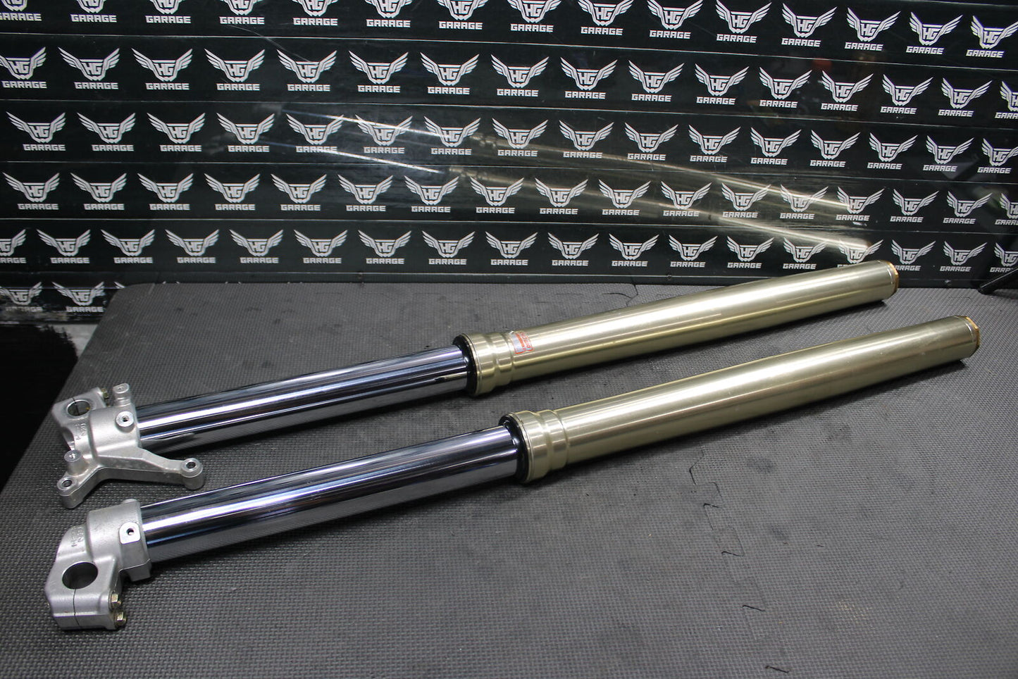 2003 HONDA CRF450R OEM SHOWA RIGHT LEFT FRONT SUSPENSION FORKS SHOCKS 51400-MEB-