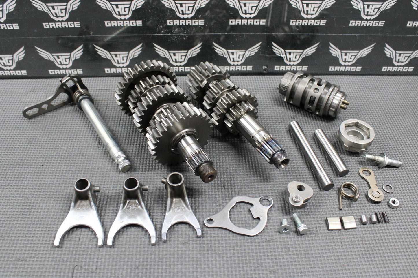 2014 14 - 16 KAWASAKI KX250F OEM TRANSMISSION TRANNY TRANS GEARBOX GEARS NICE! - hggarage