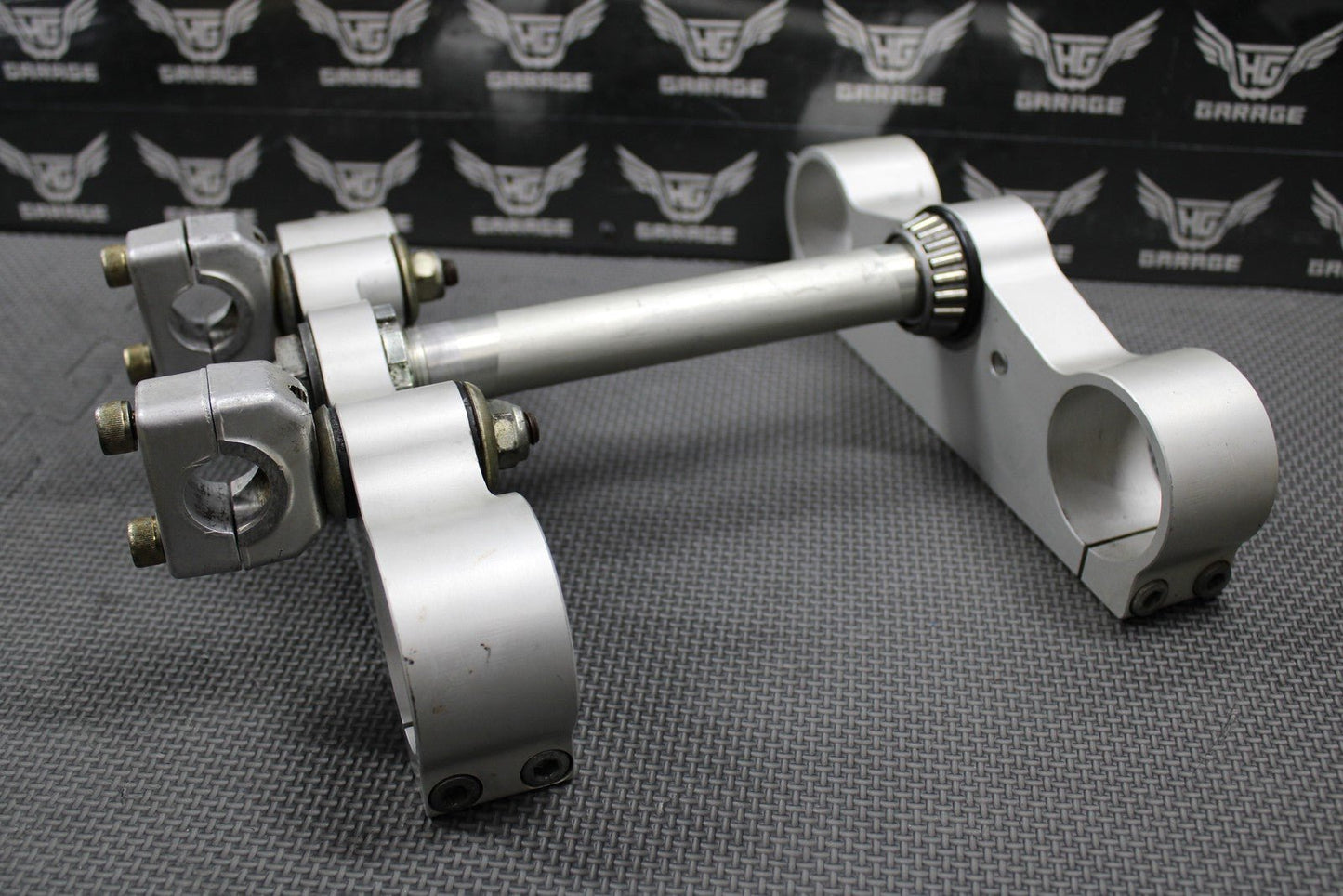 1988 HONDA CR125R WHITE BROTHERS WP4054 FRONT SUSPENSION FORKS TRIPLE CLAMP KIT - hggarage