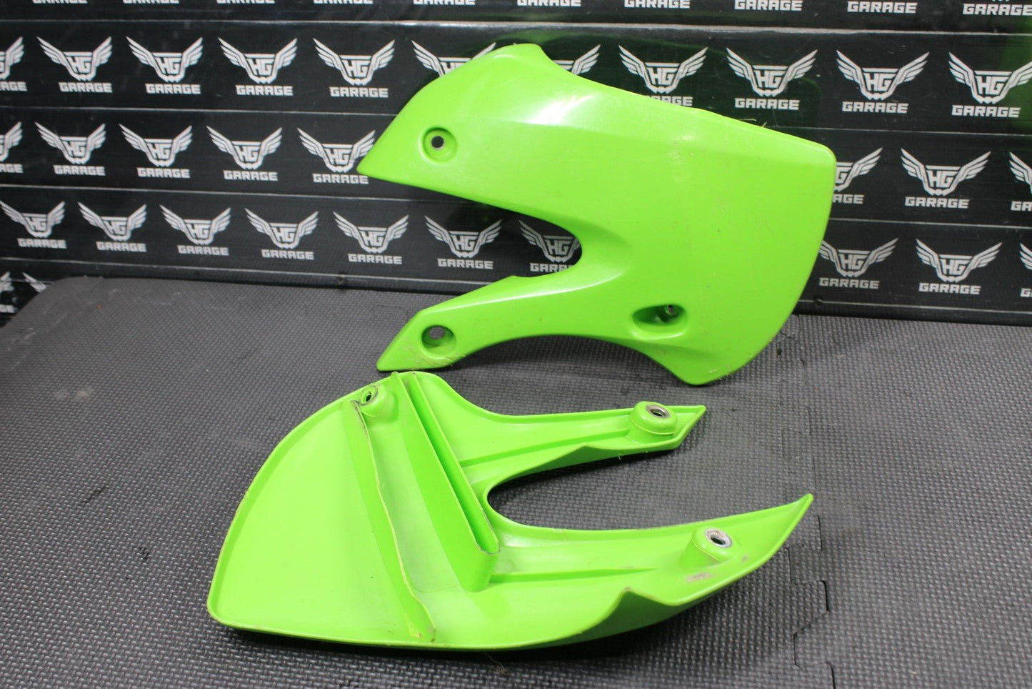 00 - 04 KAWASAKI KX65 OEM PLASTICS BODY KIT FENDERS FAIRINGS SIDE PANELS - hggarage