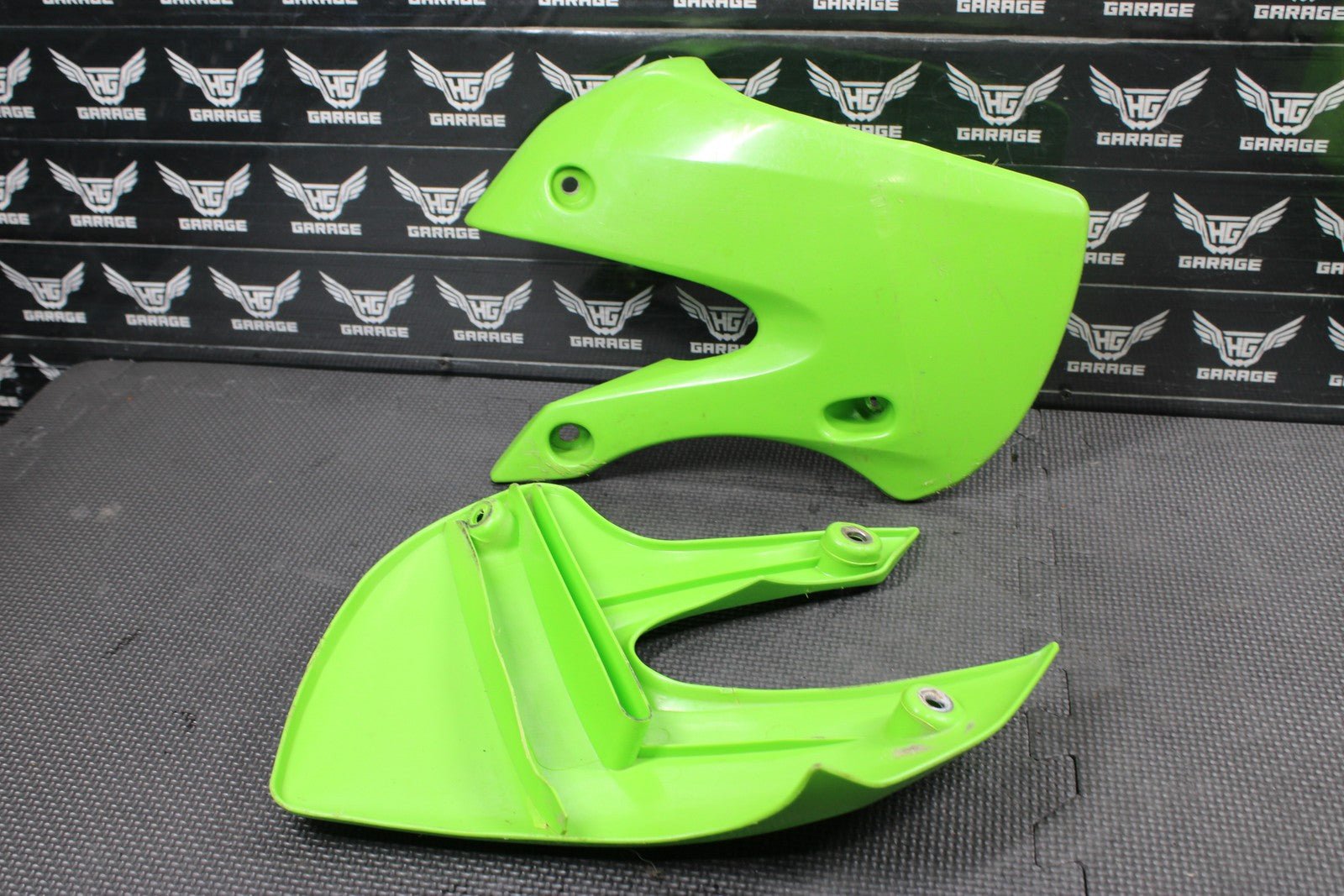 00 - 04 KAWASAKI KX65 OEM PLASTICS BODY KIT FENDERS FAIRINGS SIDE PANELS - hggarage