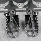 2006 HONDA CRF450X CR125 CR250R OEM RIGHT LEFT FOOT REST PEGS PEDALS FOOTPEGS - hggarage