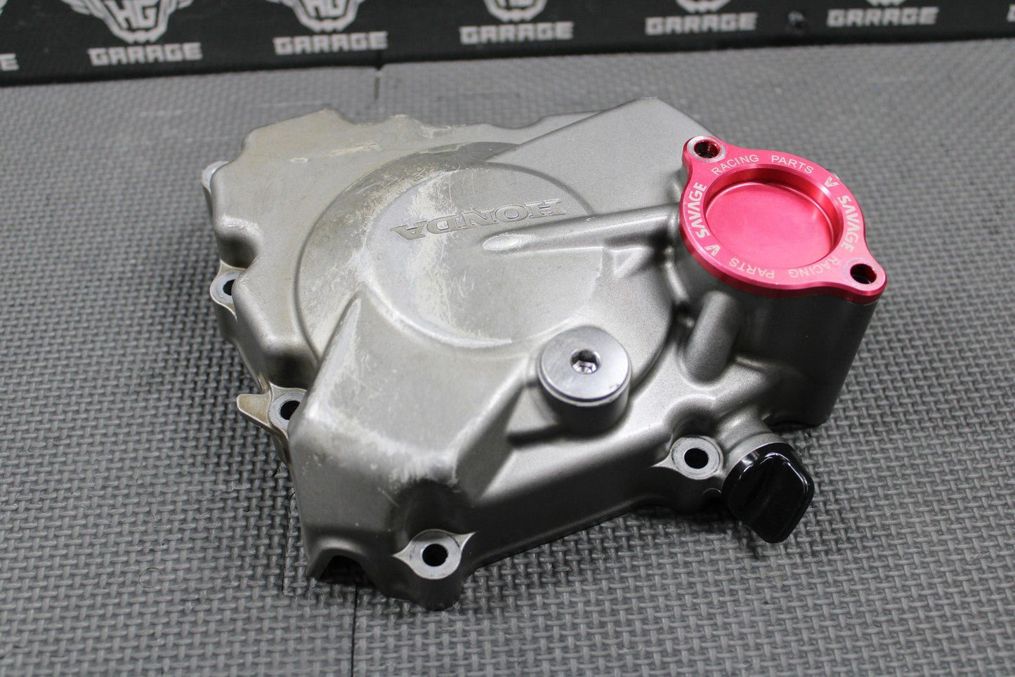 2013 10 - 17 HONDA CRF250R OEM LEFT STATOR GENERATOR MAGNETO COVER 11340 - KRN - B10 - hggarage