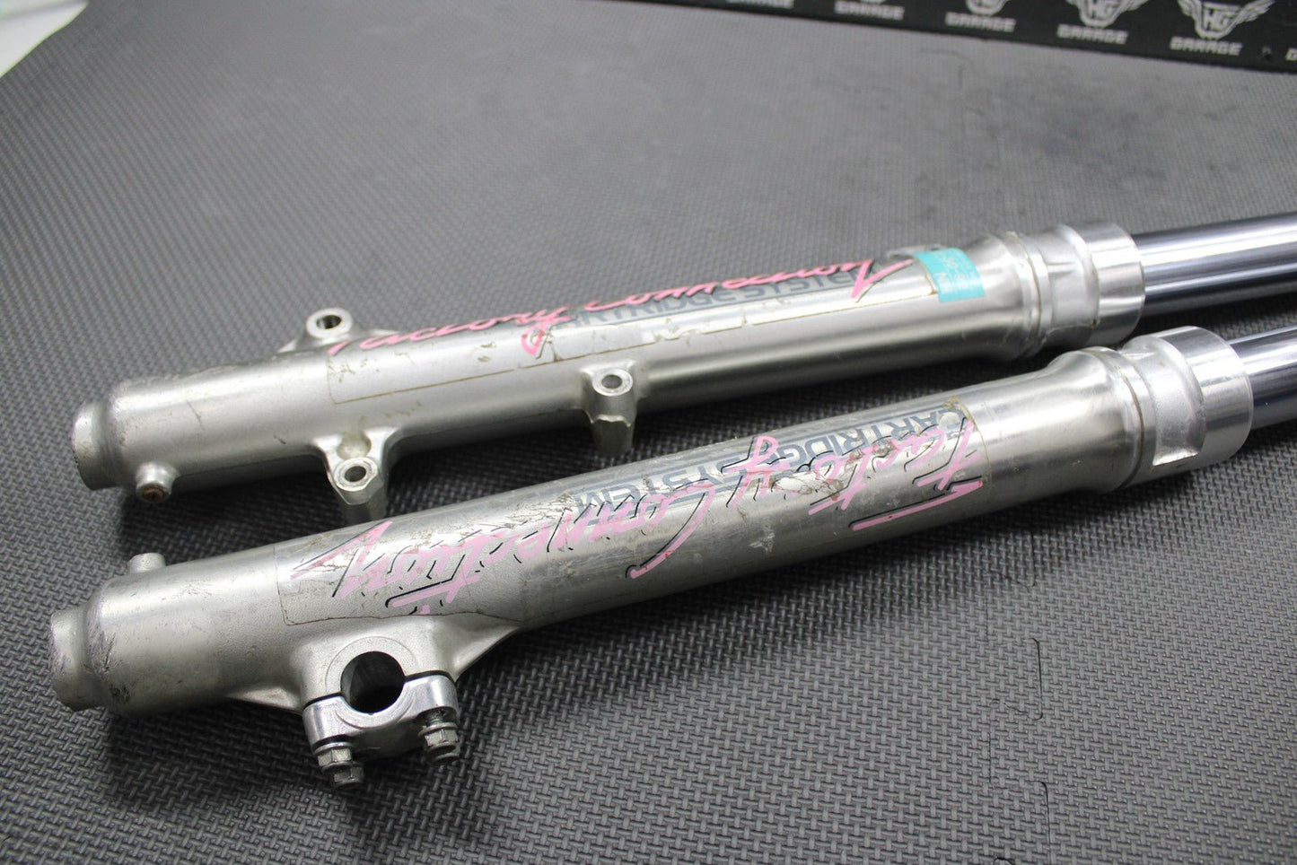 1991 91 - 93 HONDA XR250R OEM RIGHT LEFT FRONT SUSPENSION FORKS SHOCKS GOOD! - hggarage