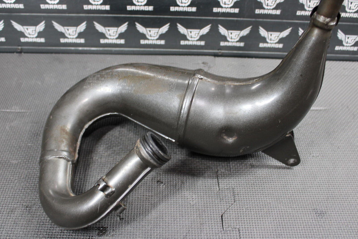 2020 KAWASAKI KX100 OEM EXHAUST PIPE CHAMBER HEADER ASSEMBLY