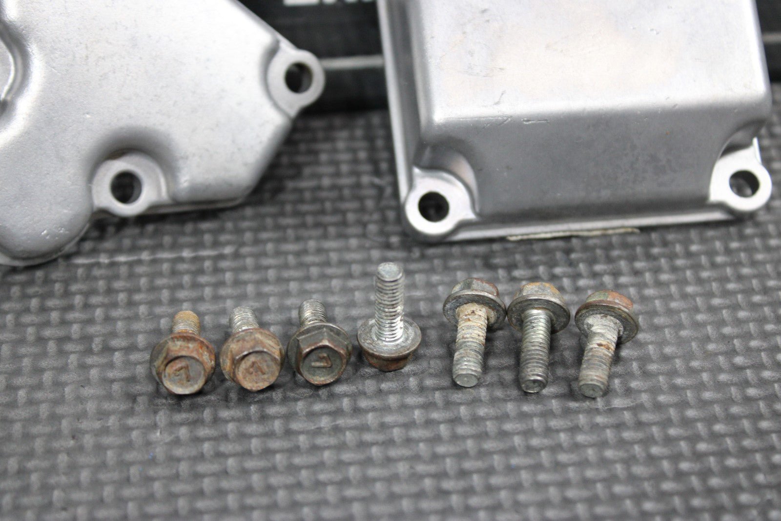 1996 93 - 00 KAWASAKI KX250 OEM ENGINE POWERVALVE POWER VALVE CYLINDER COVERS - hggarage
