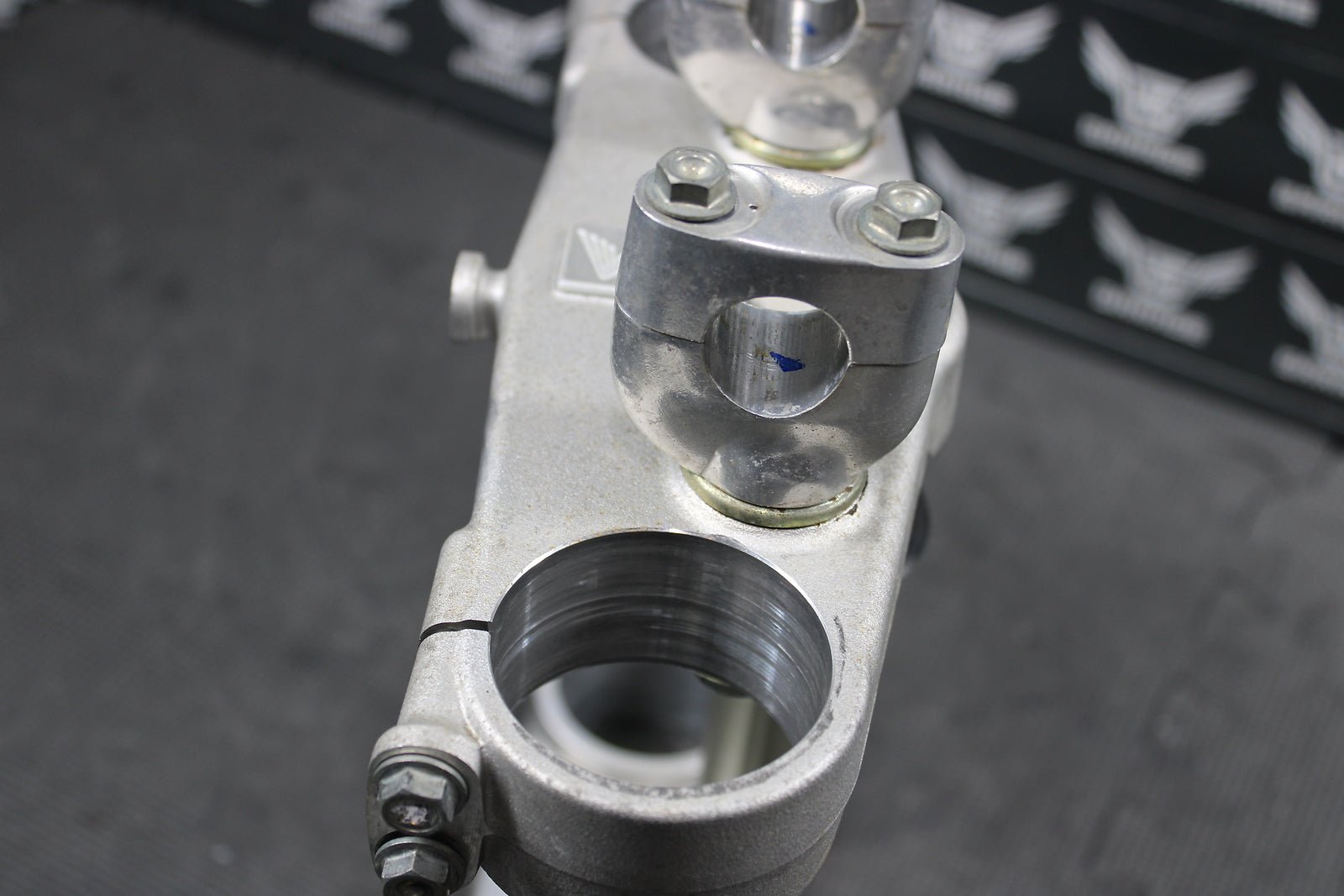 2003 Honda CRF450R OEM Front Forks Lower Upper Triple Tree Stem - hggarage