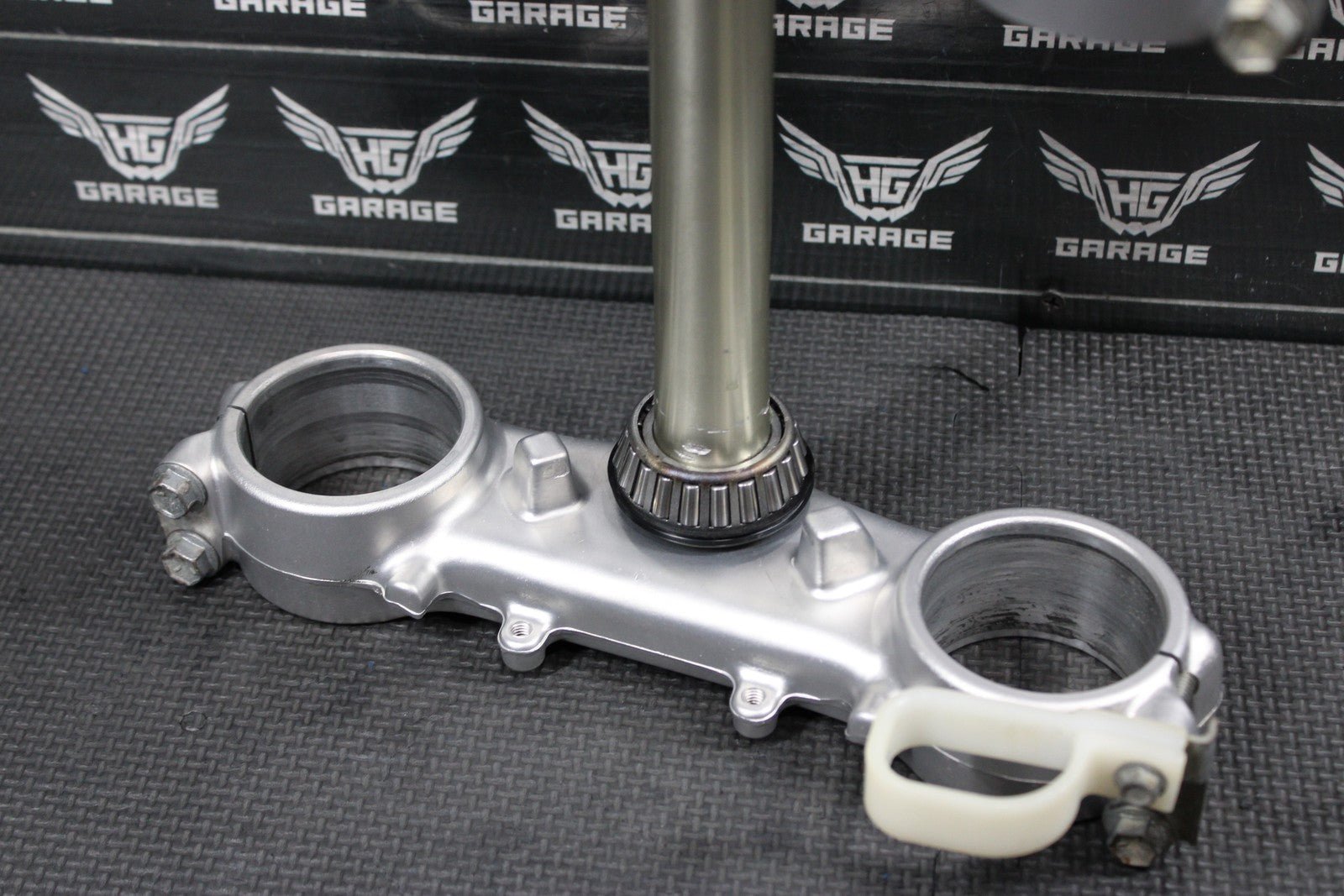 1996 KAWASAKI KX125 OEM FRONT FORKS LOWER UPPER TRIPLE TREE STEM CLAMP SET NICE! - hggarage