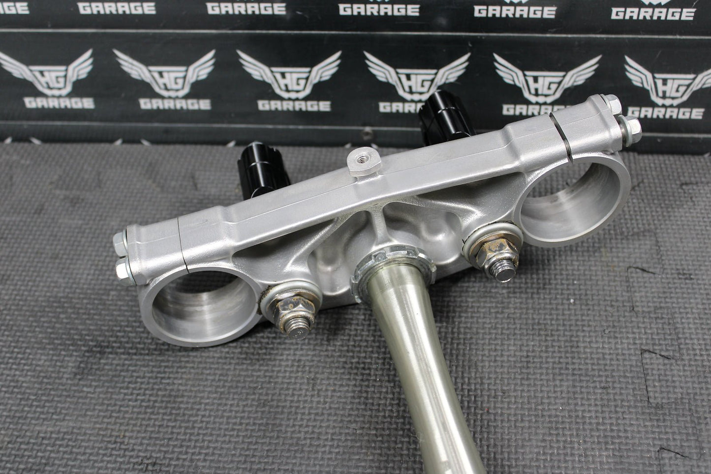2000 HONDA CR125R OEM FRONT FORKS LOWER UPPER TRIPLE TREE STEM CLAMP - hggarage