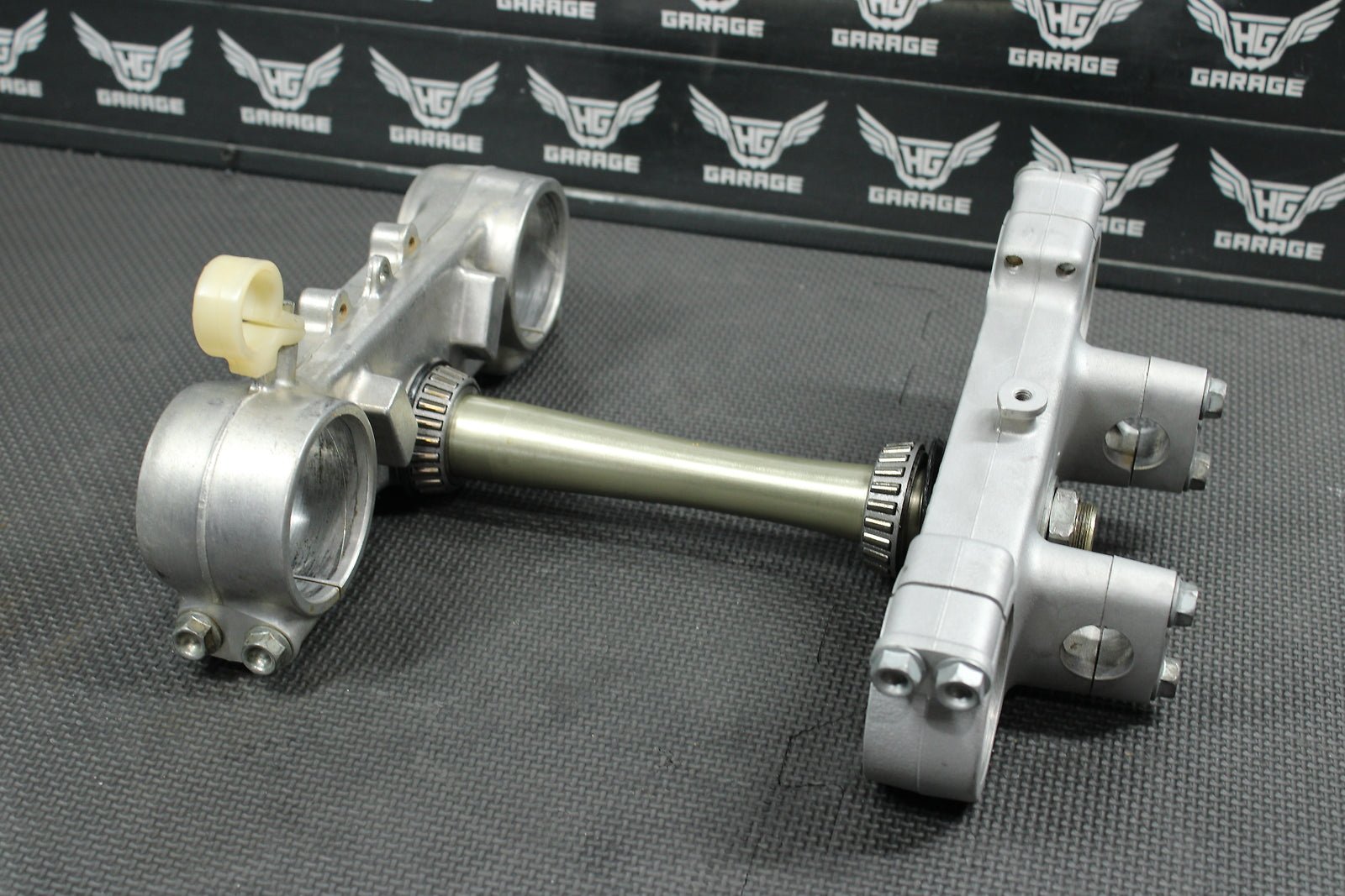1999 Honda CR125R OEM Front Forks Lower Upper Triple Tree Stem Clamp - hggarage