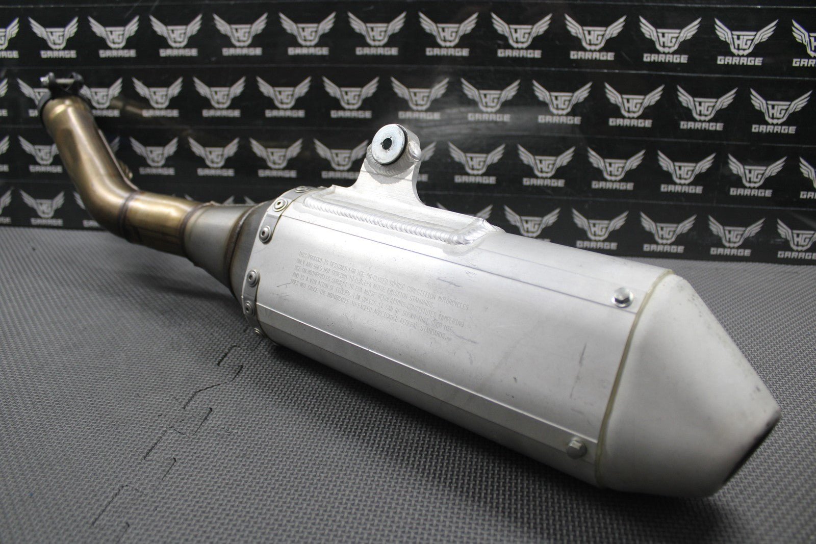 2019 SUZUKI 19 - 25 RMZ250 OEM MUFFLER EXHAUST SILENCER SLIP ON PIPE 14310 - 46K10 - hggarage