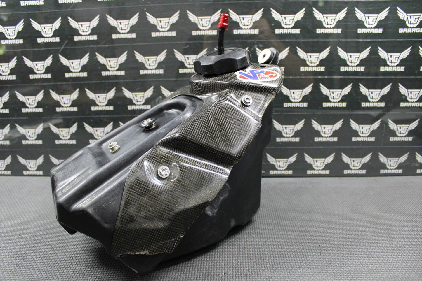 2012 HONDA 10 - 13 CRF250R 09 - 12 CRF450R OEM GAS FUEL TANK CELL RESERVOIR CARBON - hggarage