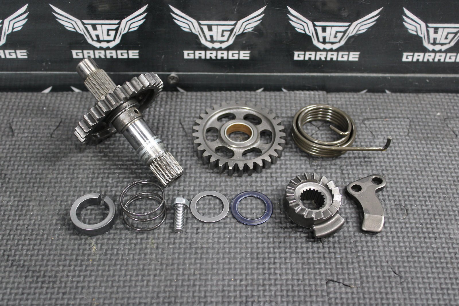 2007 HONDA CR125R CRF250R CRF250X OEM KICKSTART KICK START SHAFT W IDLER GEAR - hggarage