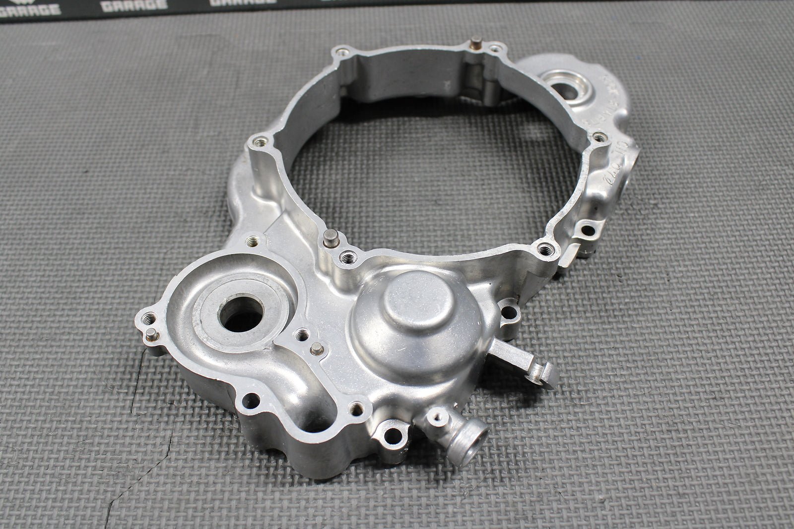 1991 KAWASAKI KX125 OEM RIGHT SIDE CRANKCASE INNER CLUTCH COVER 14032 - 1295 GOOD - hggarage