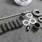 1991 KAWASAKI KDX250 OEM COMPLETE CLUTCH W PLATES BASKET HUB