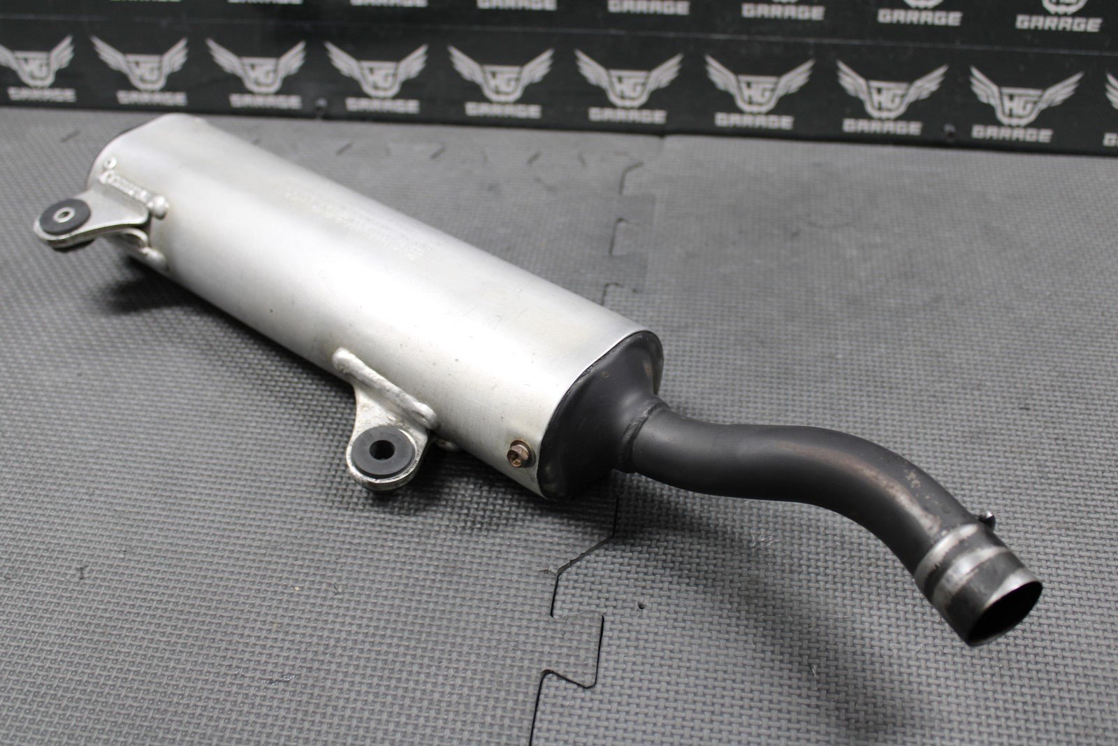 2003 2004 HONDA CR250R OEM MUFFLER EXHAUST SILENCER SLIP ON PIPE 18330 - KZ3 - L30 - hggarage