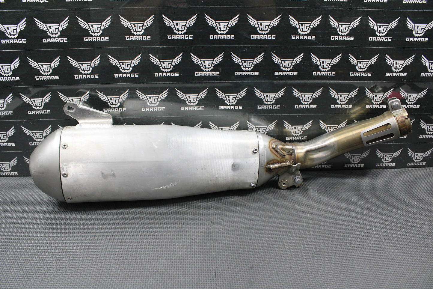 2019 17 - 19 YAMAHA YZ250FX OEM MUFFLER EXHAUST SILENCER SLIP ON PIPE 1SM - 14750 - A0 - hggarage