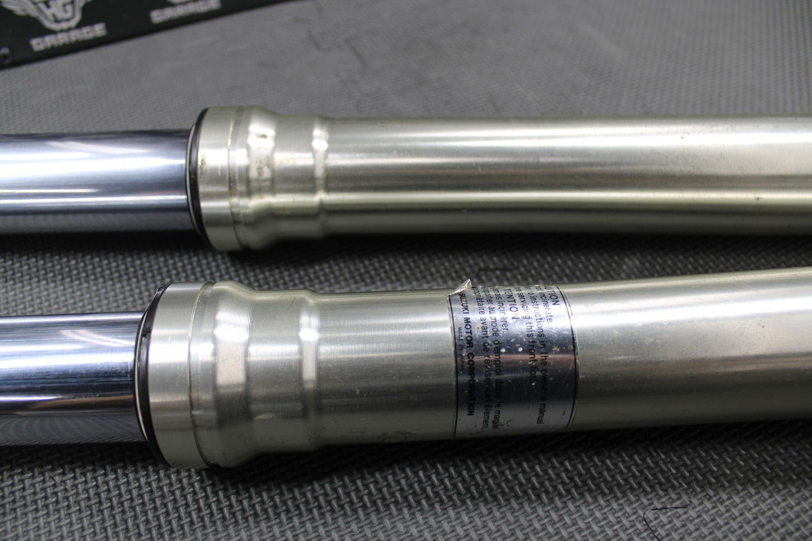 1995 SUZUKI 93 - 95 RMX250 OEM RIGHT LEFT FRONT SUSPENSION FORKS SHOCKS 51190 - 29E2 - hggarage